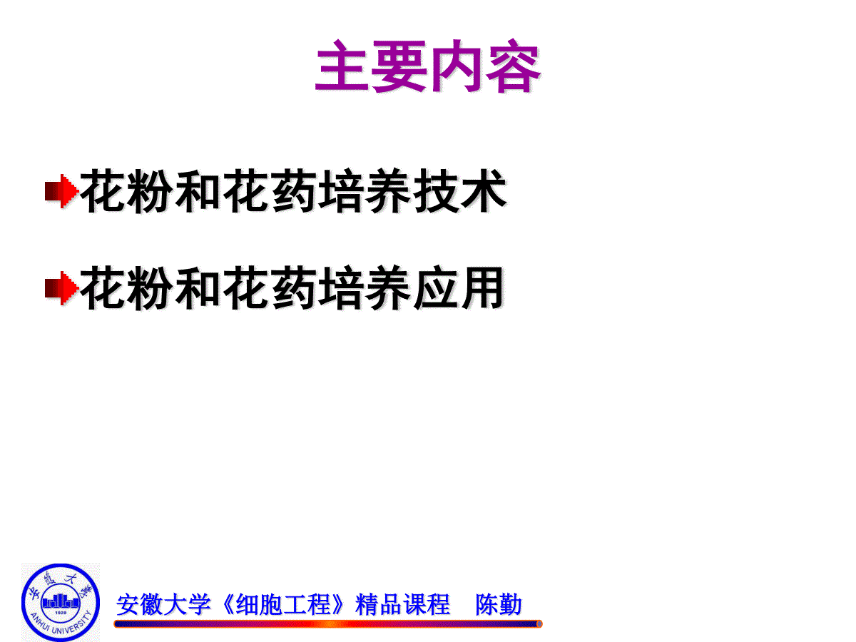 第七章 花药培养和花粉培养 三一刀客